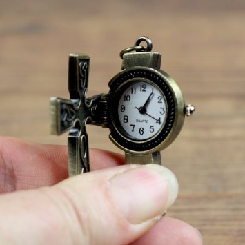 Preview: Taschenuhr, keltisches Kreuz